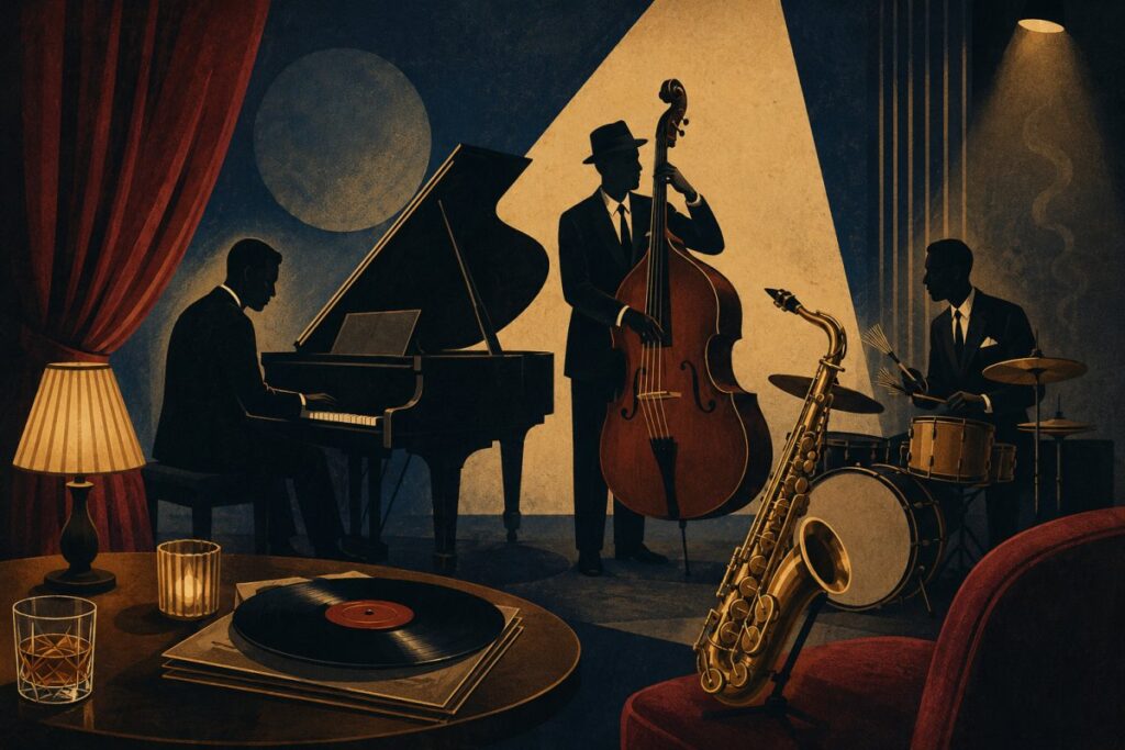 ジャズ名曲のおすすめを選ぶ夜のジャズクラブ演奏シーン