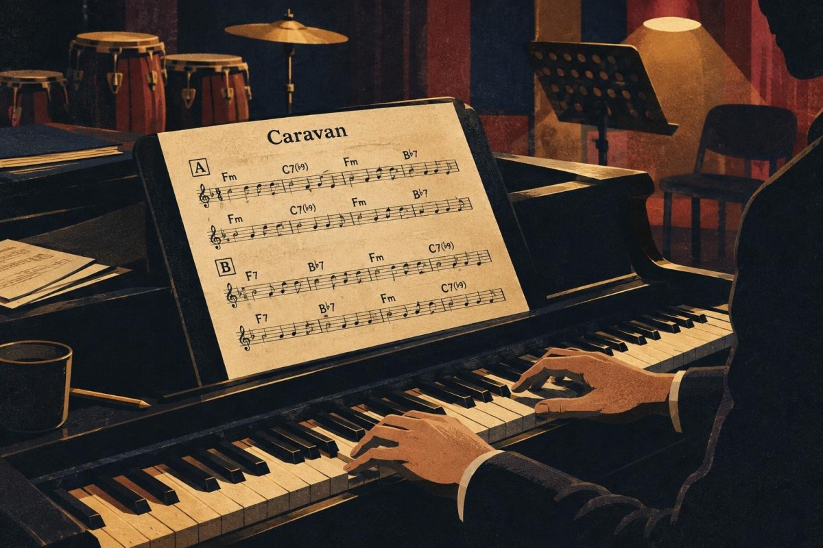 「Caravan」のジャズコードを解説|進行・フォーム・演奏のポイント