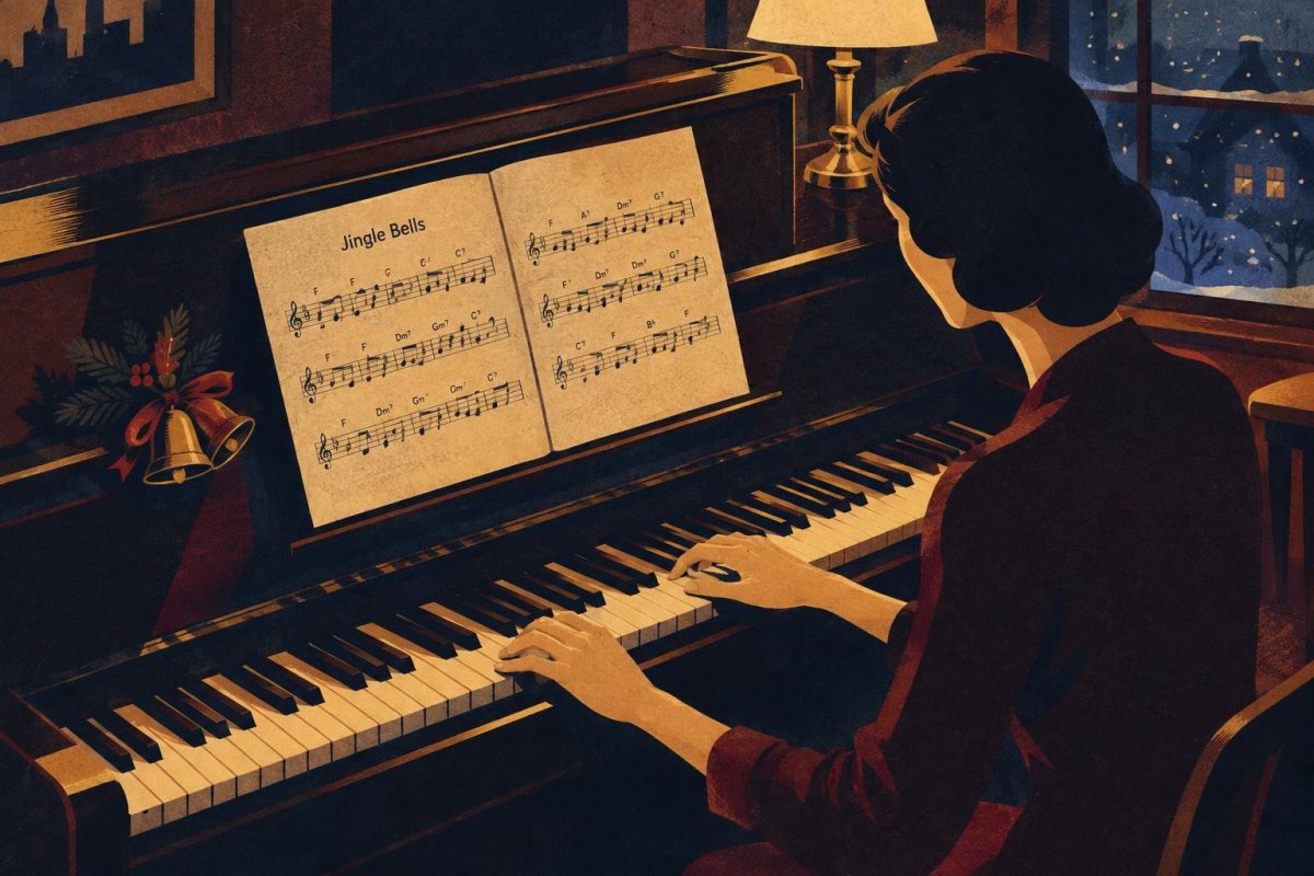 「Jingle Bells」をジャズコードで弾く｜進行とアレンジの基本