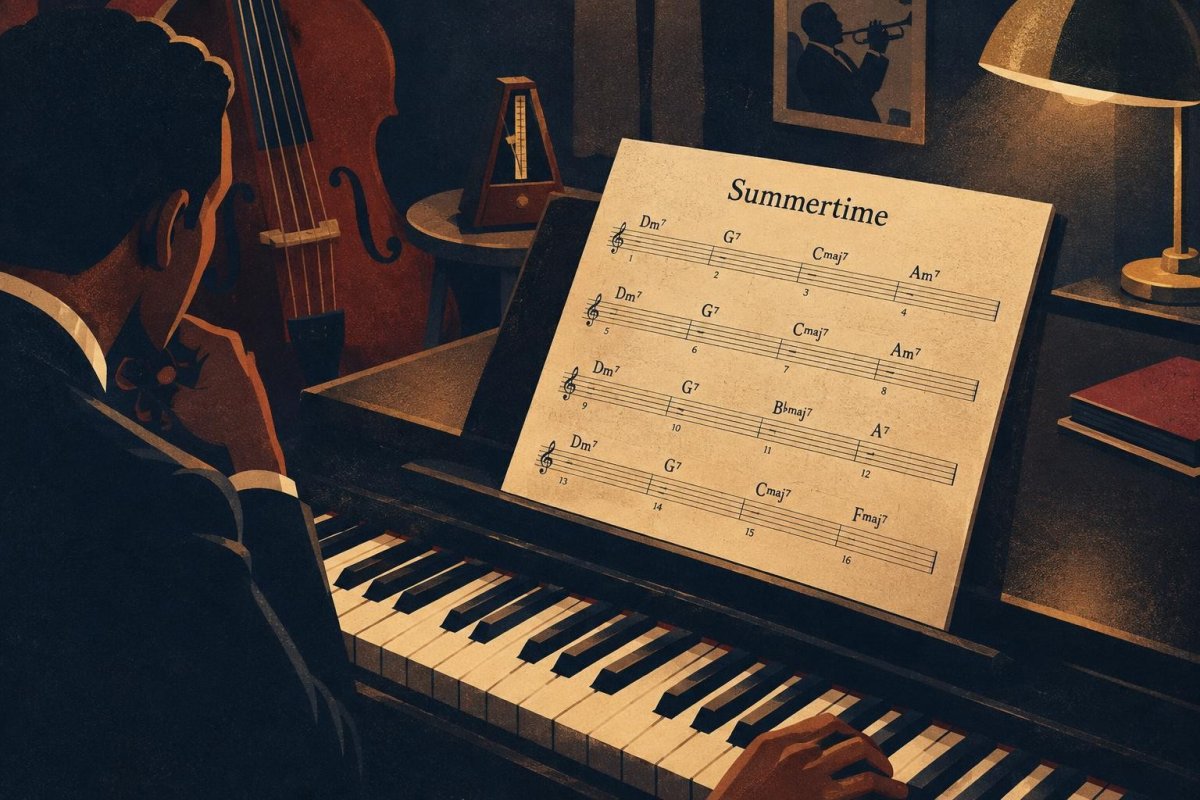 「Summertime」のジャズコードを解説|進行・フォーム・演奏のポイント